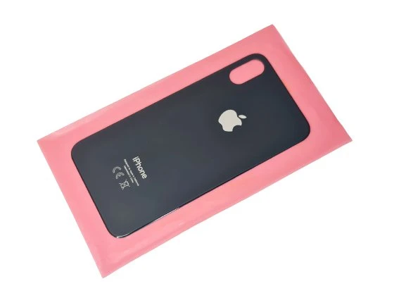 Tkgz İPhone X Arka Pil Batarya Kapağı (CAM) SİYAH ürün görseli 1