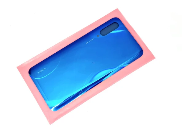 Tkgz Xiaomi Mi 9 LİTE Arka Kapak Batarya Pil Kapağı (CAM) MAVİ ürün görseli 1