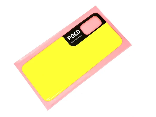 Tkgz Xiaomi POCO M3 PRO Arka Pil Batarya Kapağı SARI ürün görseli 1