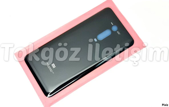 Tkgz Xiaomi Mİ 9T Mi 9T Pro Arka Pil Batarya Kapağı (CAM) SİYAH ürün görseli 1