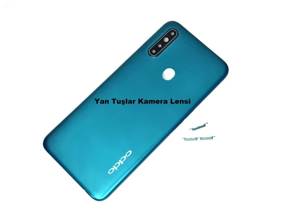 Tkgz Oppo A31 Kasa Arka Pil Batarya Kapağı MAVİ ürün görseli 1