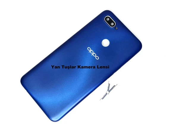 Tkgz Oppo A12 Kasa Arka Pil Batarya Kapağı MAVİ ürün görseli 1