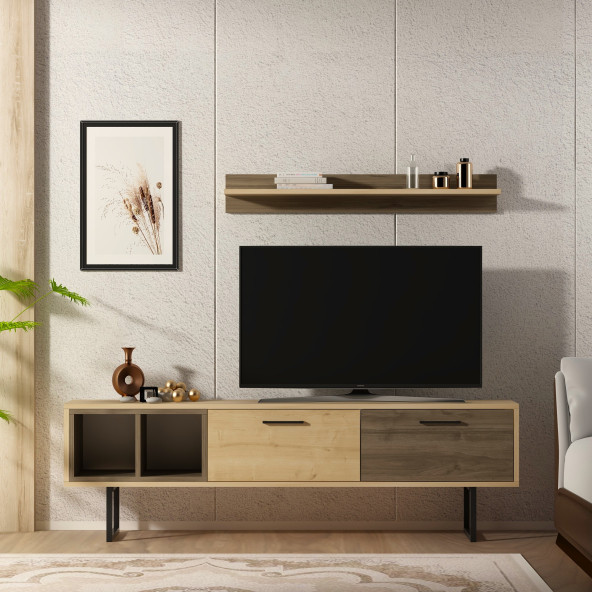 ENNA TV ÜNİTESİ SAFİRMEŞE CEVİZ ürün görseli 1
