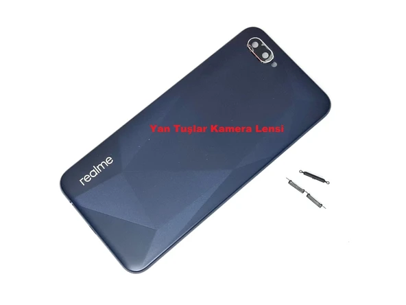 Tkgz Oppo Realme C2 Kasa Arka Pil Batarya Pil Kapağı SİYAH ürün görseli 1