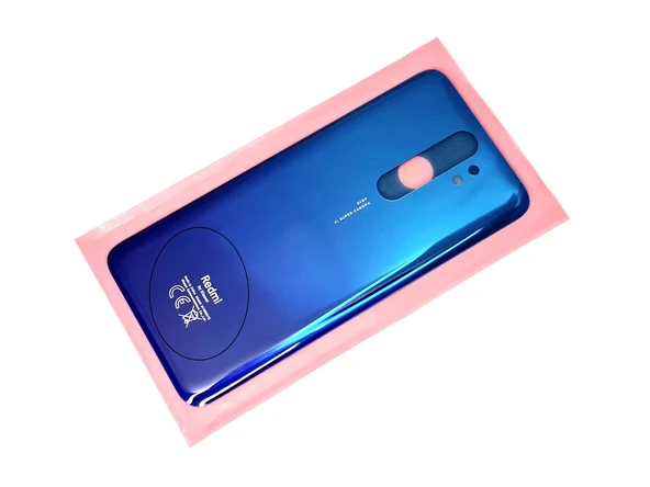 Tkgz Xiaomi Redmi NOTE 8 PRO Arka Pil Batarya Kapağı (C.C Logolu CAM) MAVİ ürün görseli 1