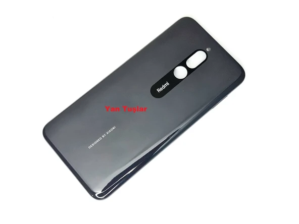 Tkgz Xiaomi Redmi 8 Kasa Arka Pil Batarya Kapağı SİYAH ürün görseli 1