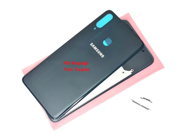 Tkgz Samsung Galaxy A20S Kasa Arka Pil Batarya Kapağı YEŞİL ürün görseli 1