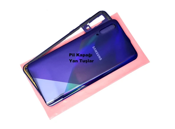 Tkgz Samsung Galaxy A30S A307 kasa Arka Pil Batarya Kapağı MAVİ ürün görseli 1