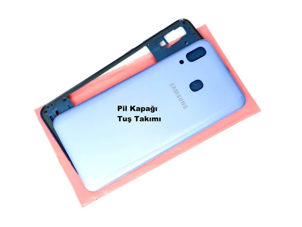 Tkgz Samsung Galaxy A30 A 305 Full Kasa Arka Pil Batarya Kapağı MAVİ ürün görseli 1