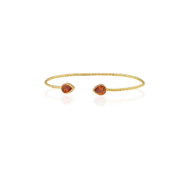 Kadir Jewellery 22 Ayar Altın Kaplama El İşçiliği Zirkon Taşlı Kadın Charm Bileklik ürün görseli 1
