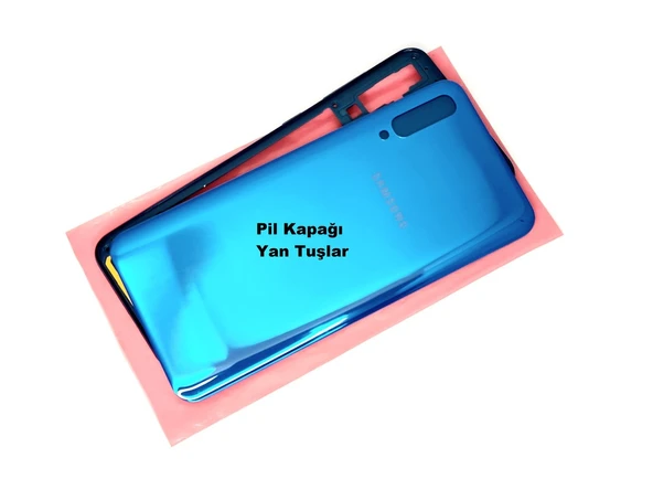 Tkgz Samsung Galaxy A50 A505 kasa Arka Pil Batarya Kapağı MAVİ ürün görseli 1