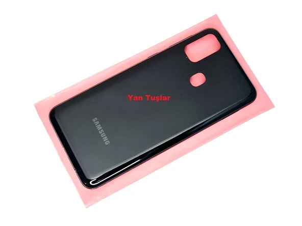 Tkgz Samsung Galaxy M21 KASA Arka Pil Batarya Kapağı Siyah ürün görseli 1