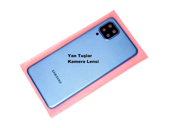 Tkgz Samsung Galaxy M21 KASA Arka Pil Batarya Kapağı Mavi ürün görseli 1