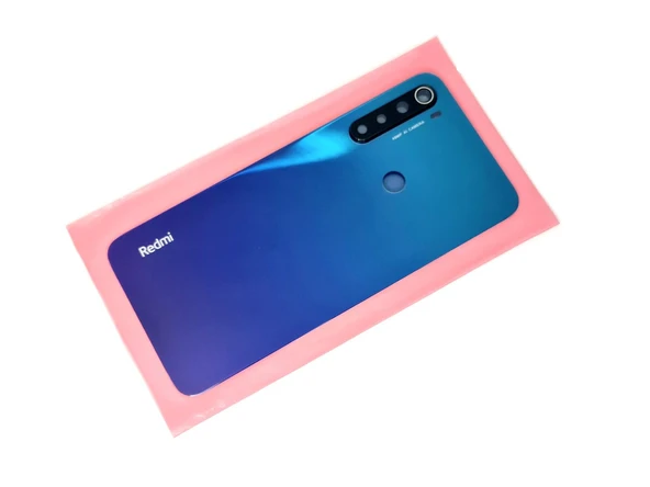 Tkgz Xiaomi Redmi NOTE 8 Arka Kapak Batarya Kapağı (Cam Kamera Camı) Mavi ürün görseli 1
