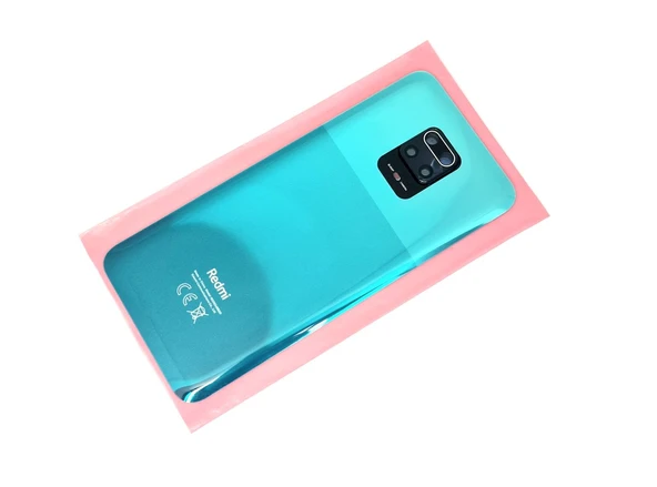Tkgz Xiaomi Redmi NOTE 9S Arka Kapak Batarya Kapağı (Cam Kamera Camı) Yeşil ürün görseli 1