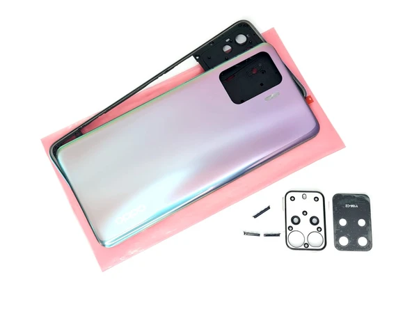 Tkgz Oppo Reno 5 Lite FULL kasa Arka Pil Batarya Kapağı Mavi ürün görseli 1