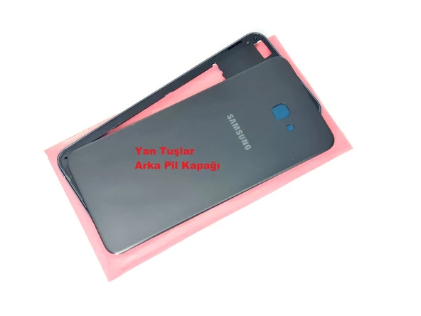 Tkgz Samsung Galaxy J4 Plus Kasa Arka Pil Batarya Kapağı SİYAH ürün görseli 1