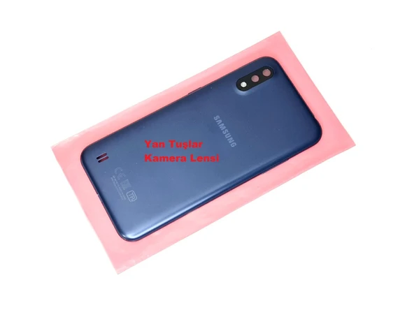 Tkgz Samsung Galaxy A01 Kasa Arka Pil Batarya Kapağı MAVİ ürün görseli 1