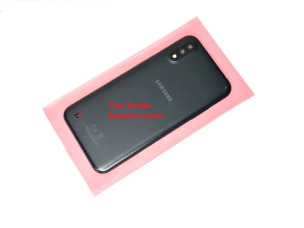 Tkgz Samsung Galaxy A01 Kasa Arka Pil Batarya Kapağı SİYAH ürün görseli 1