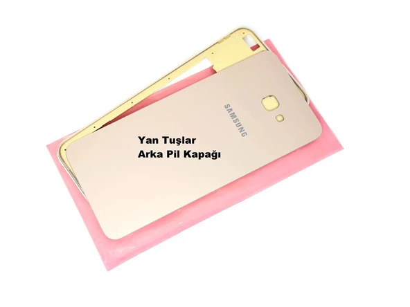 Tkgz Samsung Galaxy J4 Plus Kasa Arka Pil Batarya Kapağı GOLD ürün görseli 1