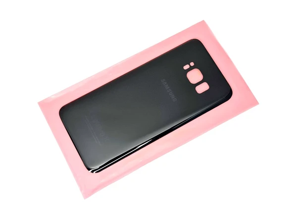 Tkgz Samsung Galaxy S8 Arka Pil Batarya Kapağı (CAM) SİYAH ürün görseli 1