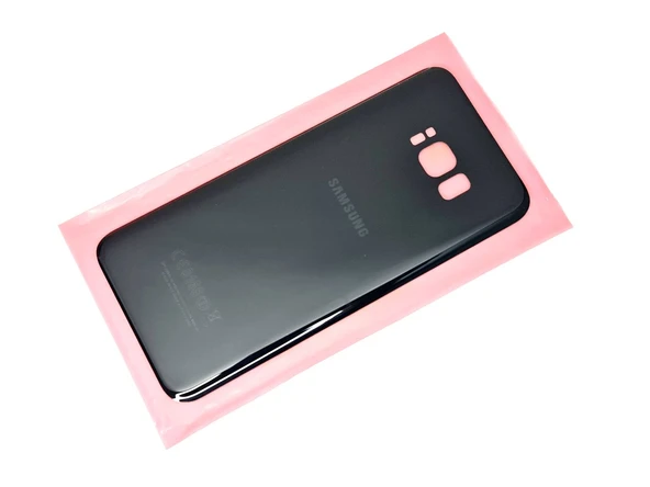 Tkgz Samsung Galaxy S8 PLUS Arka Pil Batarya Kapağı (CAM) SİYAH ürün görseli 1