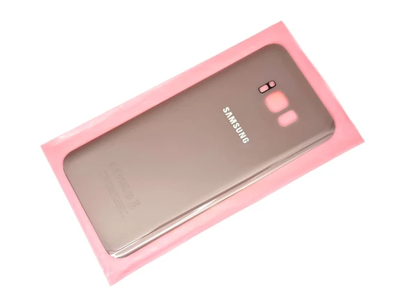 Tkgz Samsung Galaxy S8 PLUS Arka Pil Batarya Kapağı (CAM) ROSE GOLD ürün görseli 1