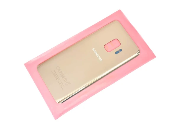 Tkgz Samsung Galaxy S9 Arka Pil Batarya Kapağı (CAM) GOLD ürün görseli 1