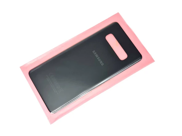 Tkgz Samsung Galaxy S10 PLUS Arka Pil Batarya Kapağı (CAM) SİYAH ürün görseli 1