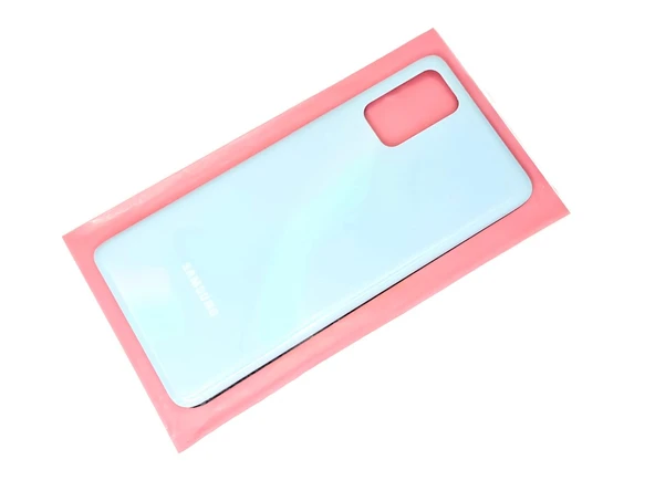 Tkgz Samsung Galaxy S20 PLUS Arka Pil Batarya Kapağı (CAM) MAVİ ürün görseli 1