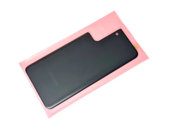 Tkgz Samsung Galaxy S21 PLUS Arka Pil Batarya Kapağı (CAM) SİYAH ürün görseli 1