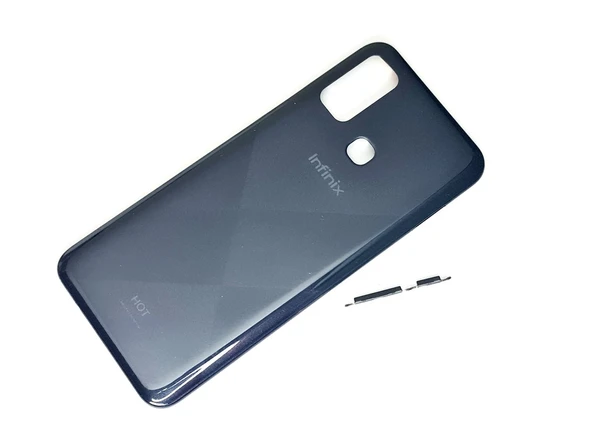 Tkgz Infinix HOT 9 PLAY KASA Arka Pil Batarya Kapağı SİYAH ürün görseli 1