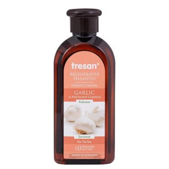 Tresan Onarıcı Bakım Şampuanı Sarımsaklı Kokusuz 300ml ürün görseli 1