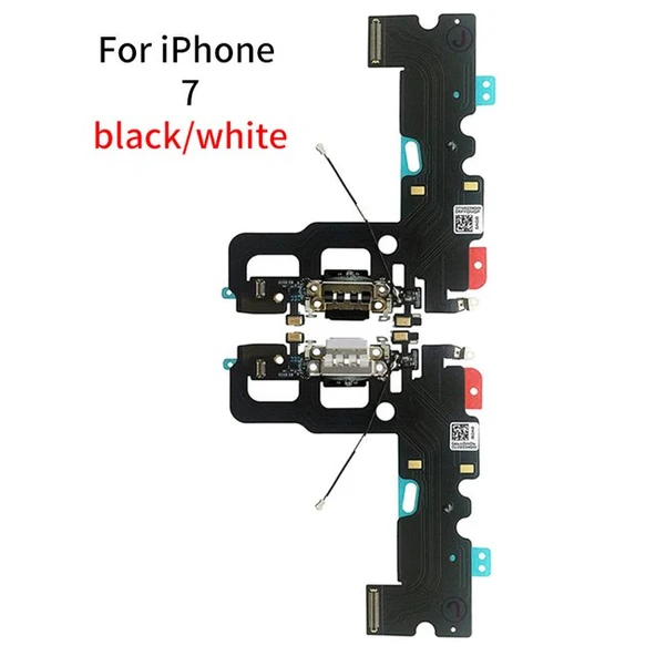 Tkgz İPhone 7 FULL Şarj Soketi (BEYAZ) ürün görseli 1