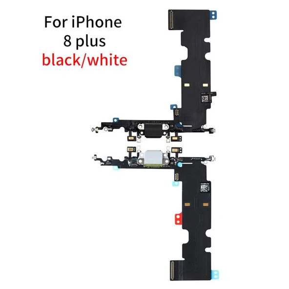 Tkgz İPhone 8 PLUS FULL Şarj Soketi (BEYAZ) ürün görseli 1