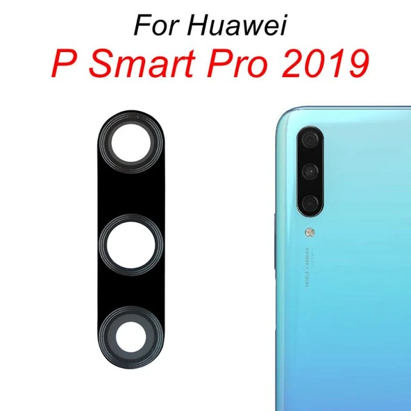 Tkgz - P Smart PRO Arka Kamera Camı Lens Yapışkanlı ürün görseli 1