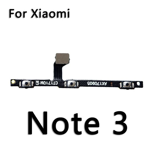 Tkgz Xiaomi Mİ Note 3 On Off Yan Ses Filmi ürün görseli 1