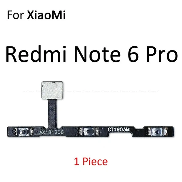 Tkgz Xiaomi Redmi NOTE 6 PRO On Off Yan Ses Filmi ürün görseli 1