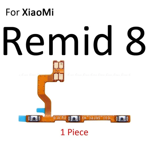 Tkgz Xiaomi Redmi 8/8A On Off Yan Ses Filmi ürün görseli 1