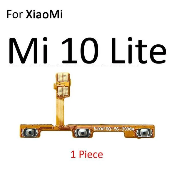 Tkgz Xiaomi Mİ 10 LİTE On Off Yan Ses Filmi ürün görseli 1