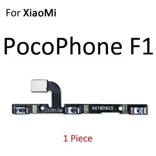 Tkgz Xiaomi POCOPHONE F1 On Off Yan Ses Filmi ürün görseli 1