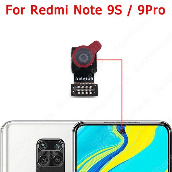 Tkgz Xiaomi Redmi NOTE 9 PRO Ön Kamera Orj ürün görseli 1