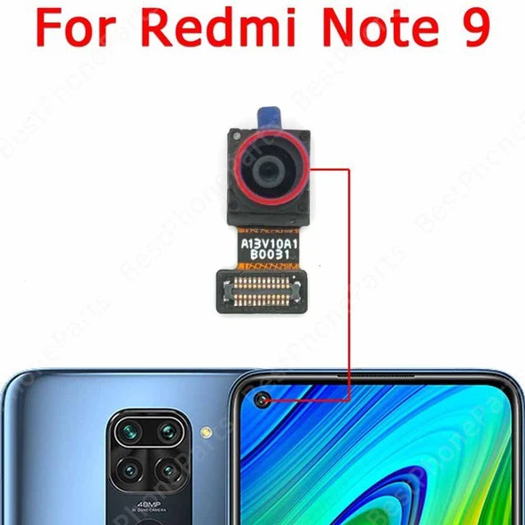 Tkgz Xiaomi Redmi NOTE 9  Ön Kamera Orj ürün görseli 1