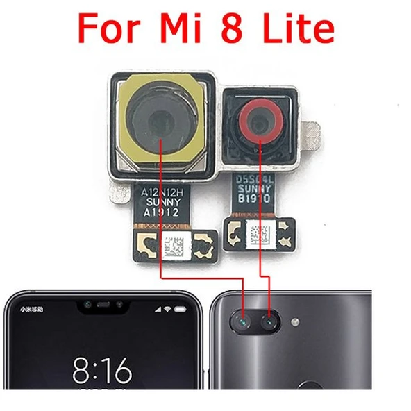 Tkgz Xiaomi Mİ8 LİTE Arka Kamera Orj ürün görseli 1