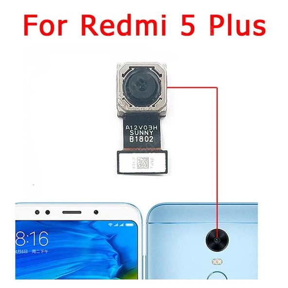 Tkgz Xiaomi Redmi 5 PLUS Arka Kamera Orj ürün görseli 1