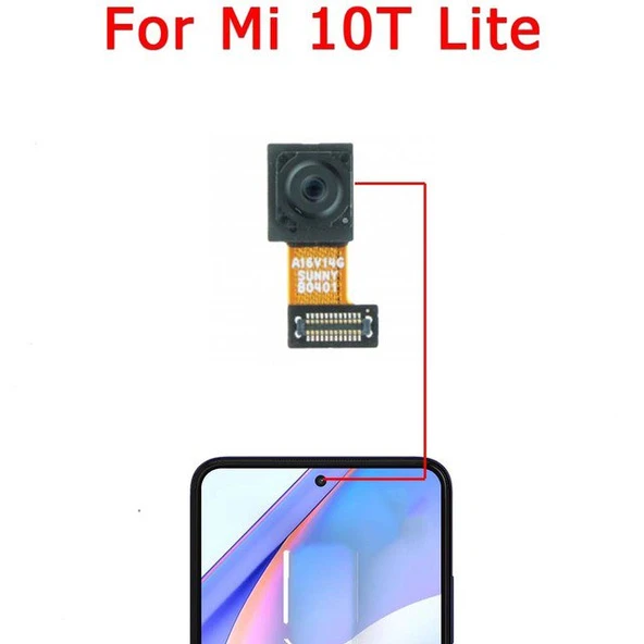 Tkgz Xiaomi Mİ 10T LİTE Ön Kamera Orj ürün görseli 1