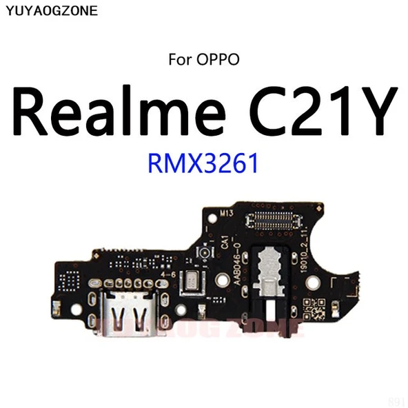 Tkgz Oppo Realme C21Y Şarj Soketi Kulaklık Soketi orj ürün görseli 1
