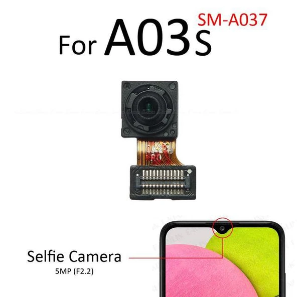 Tkgz Samsung Galaxy A03S (4G) Ön Kamera (Orjinal) ürün görseli 1