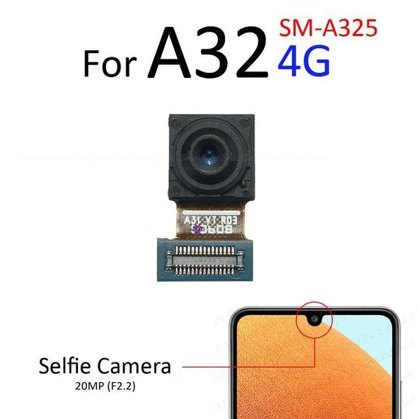 Tkgz Samsung Galaxy A32 (4G) Ön Kamera (Orjinal) ürün görseli 1