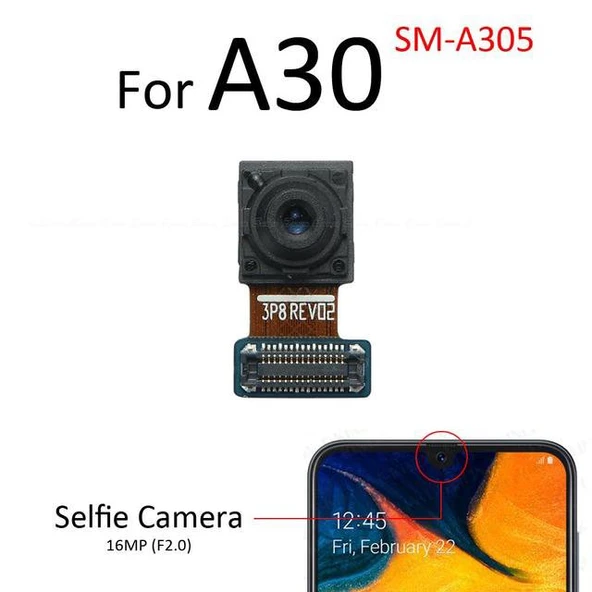 Tkgz Samsung Galaxy A30 Ön Kamera (Orjinal) ürün görseli 1